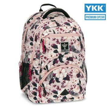 Ars Una Flowery pink ergonomikus hátizsák 27 L