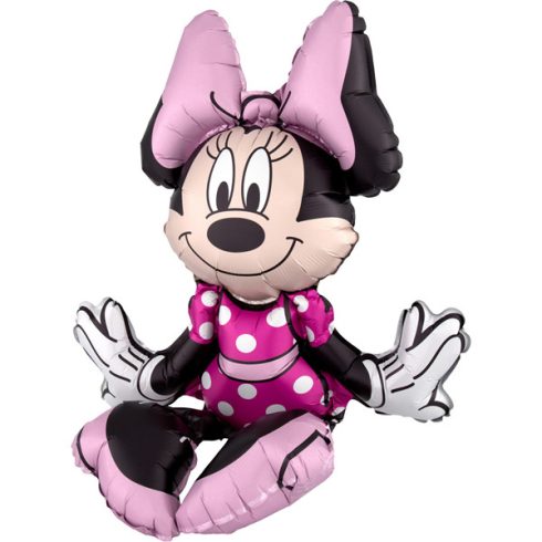 MINNIE, ülő fólia lufi, nagy