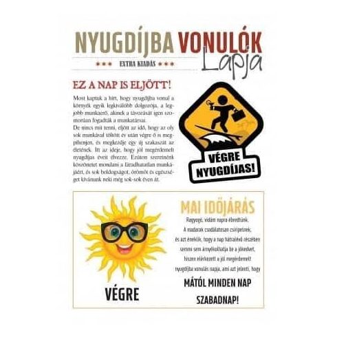 Nyugdíjba vonulók lapja