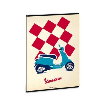 Vespa Pepita A/4  sima füzet