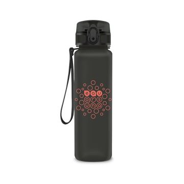 Ars Una BPA-mentes műanyag matt  kulacs-600ml Dark Gray