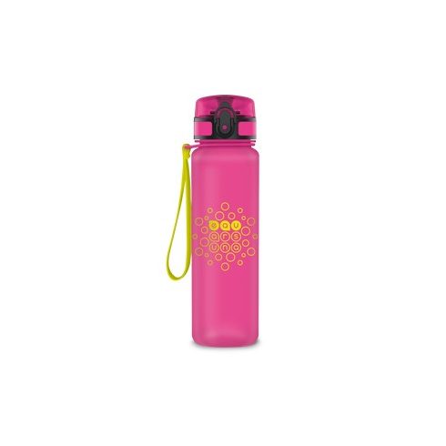 Ars Una BPA-mentes műanyag matt kulacs-600ml  Pink