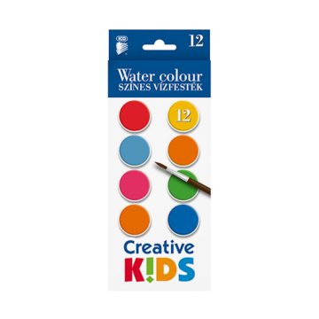 Vízfesték ICO Creative Kids 28 mm 12 db/készlet 