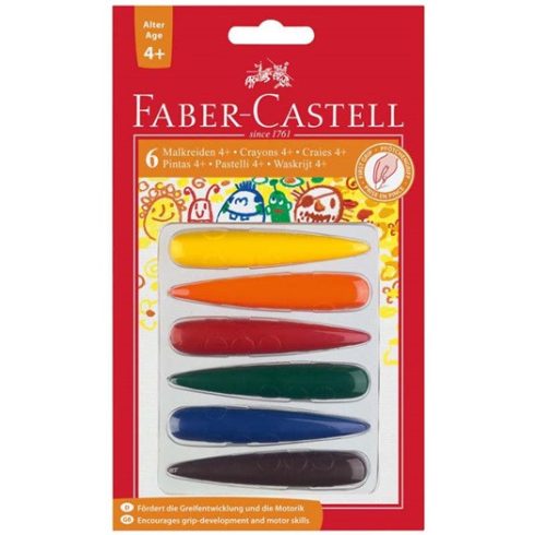 Zsírkréta FABER-CASTELL 6db-os készlet