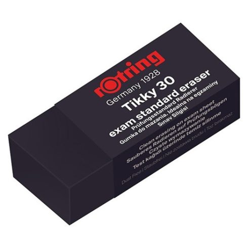 Radír ROTRING Exam 30 papírtokos 42x12x 7mm fekete